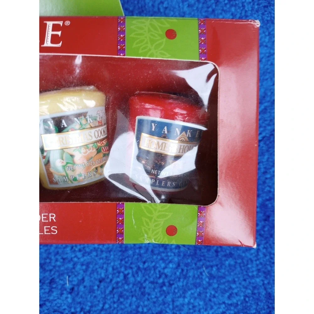 Yankee Candle Retired Gift Set Christmas Eve Wreath Cookie Home for the Holidays